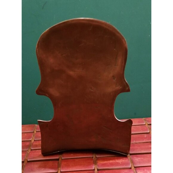 Vintage Handcrafted Solid Brass Violin Bookend 7"x5"x4" - Picture 5 of 7